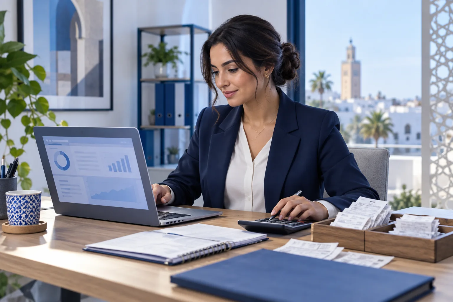 Illustration professionnelle associée à Comptabilité digitale